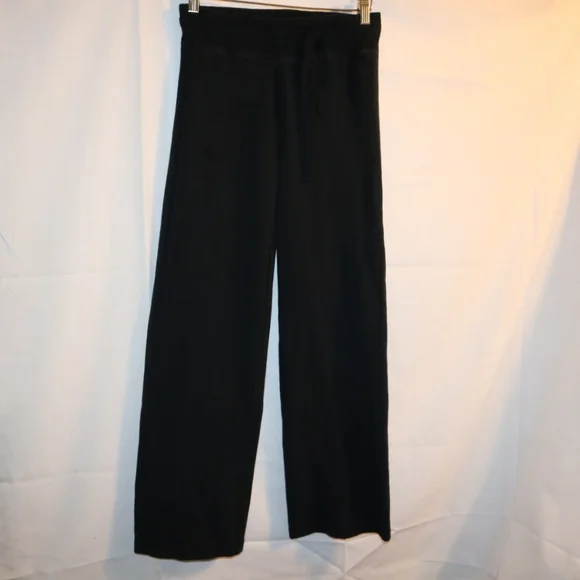 Y2K Lululemon  Black  Drawstring Flare Pant Size Small - Picture 5 of 13